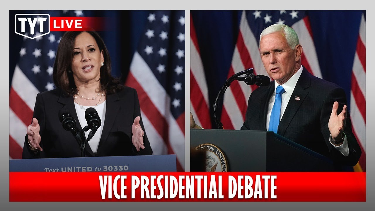 ProgresiveHippy's tweet card. [Members] LIVE: VICE PRESIDENTIAL DEBATE COVERAGE