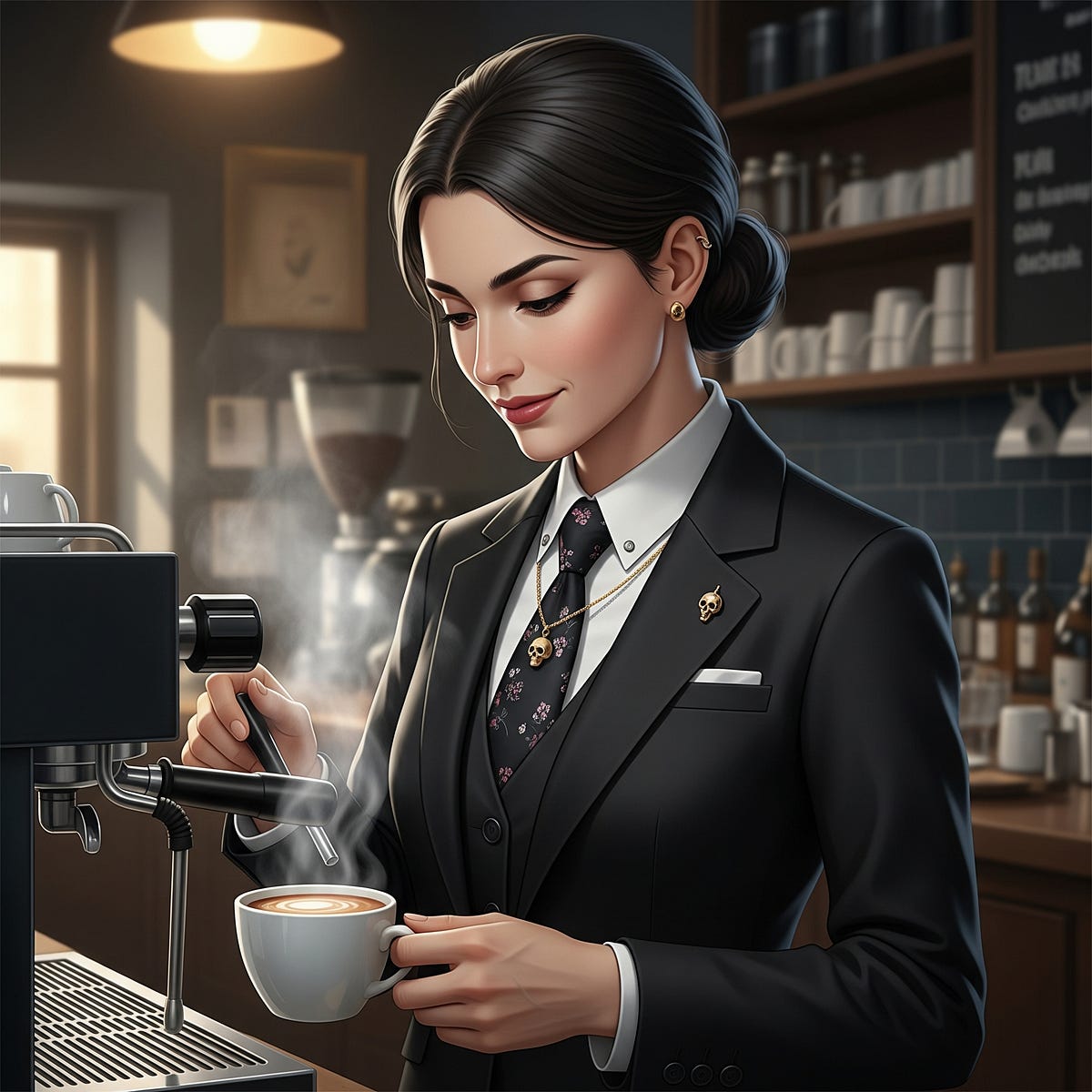 danielsweb's tweet card. Meet Andrea. She was a barista and sandwich artisan at a café near an office I worked at many years ago. She was cheerful, always smiling…