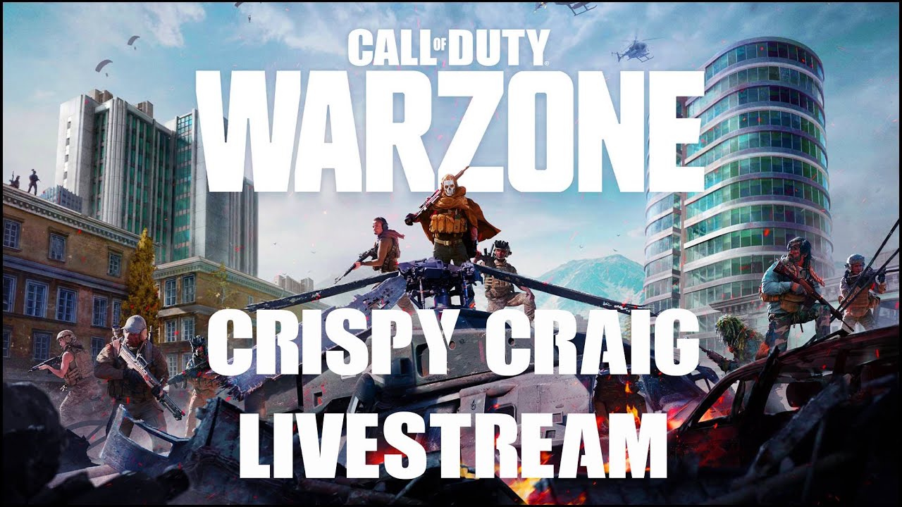 craig_crispy's tweet card. 🟢 LIVE - WARZONE - OLD FOOL TRYING TO GET A WIN