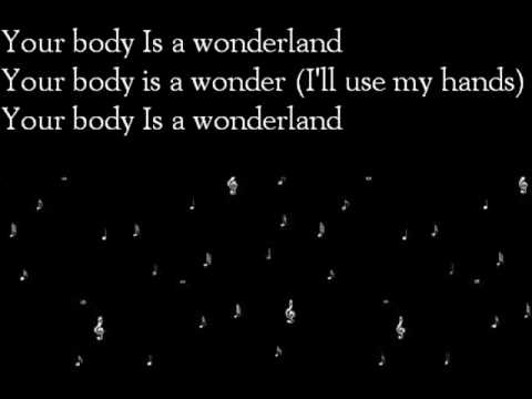 GoGreenHelp's tweet card. Your Body Is A Wonderland - John Mayer ( With Lyrics )