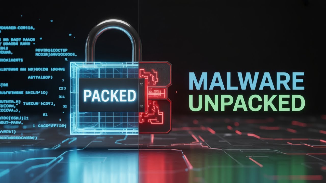 tysonbenson's tweet card. How to Unpack Malware: A Reverse Engineering Tutorial