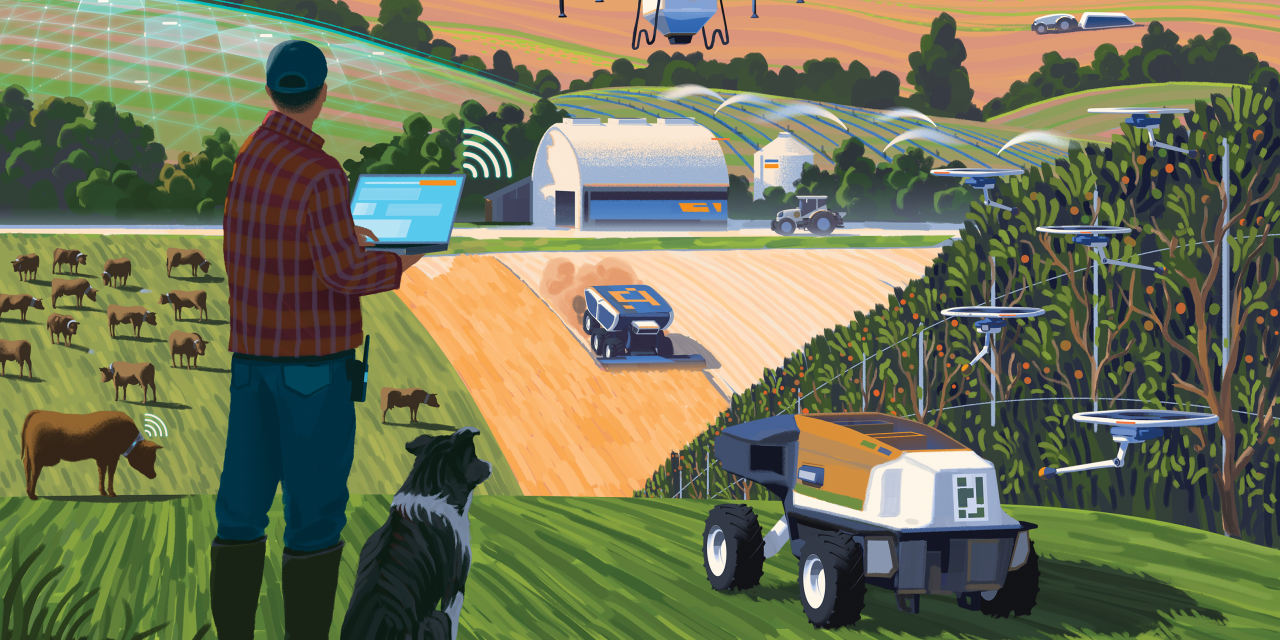 DavidCRuby's tweet card. New technologies are paving the way for farms that can run themselves, with minimal human input.