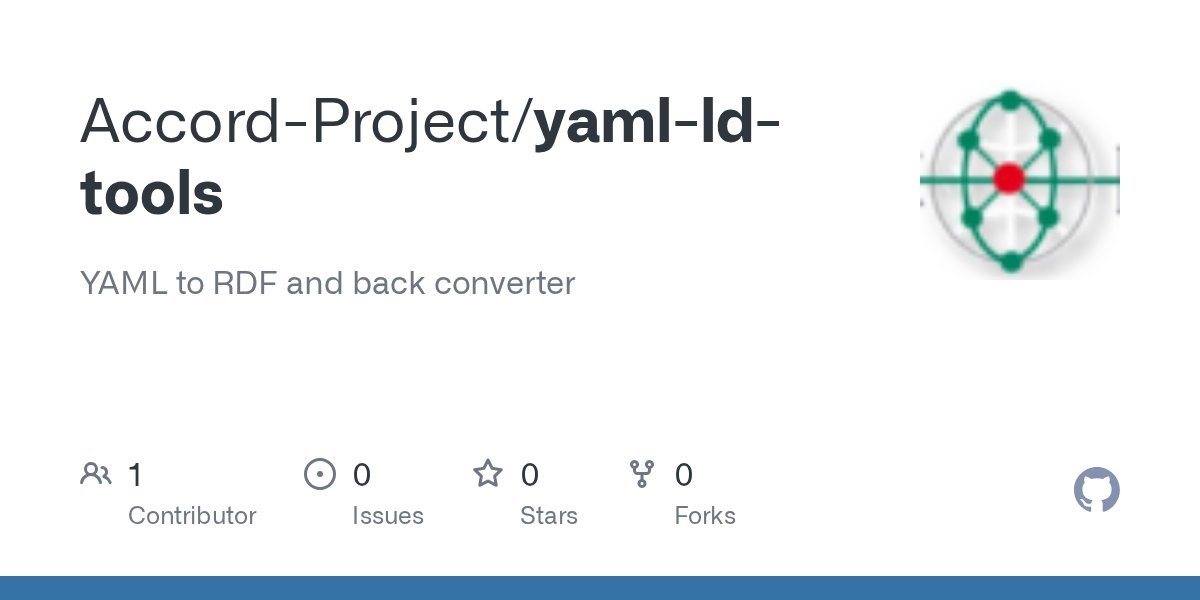 valexiev1's tweet card. YAML to RDF and back converter. Contribute to Accord-Project/yaml-ld-tools development by creating an account on GitHub.