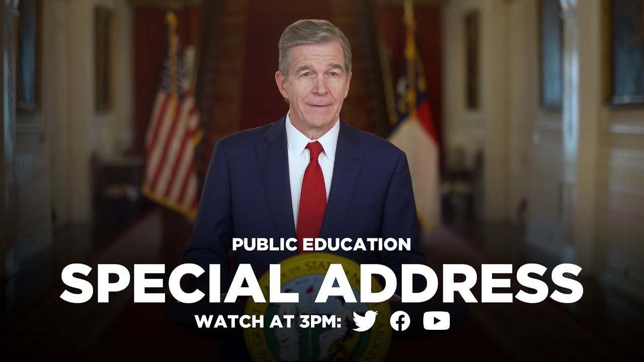 nckhui's tweet card. Gov. Roy Cooper Address on Public Education