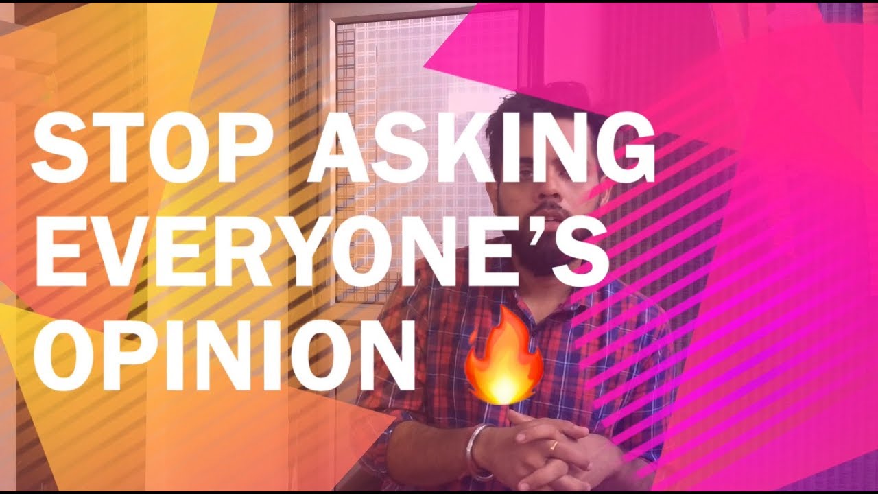 kakshaatutorial's tweet card. Stop asking for everyone’s opinion 🔥