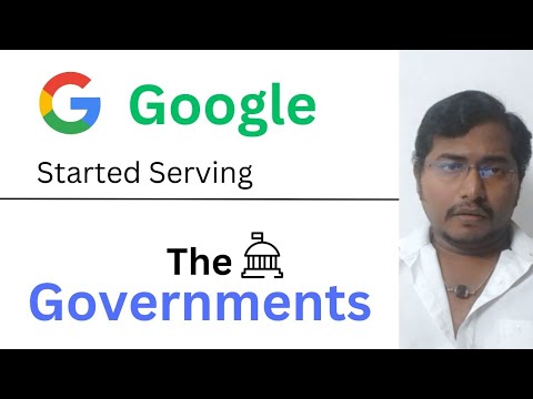 Bharatkishore10's tweet card. #Google Started Serving "The #Governments"