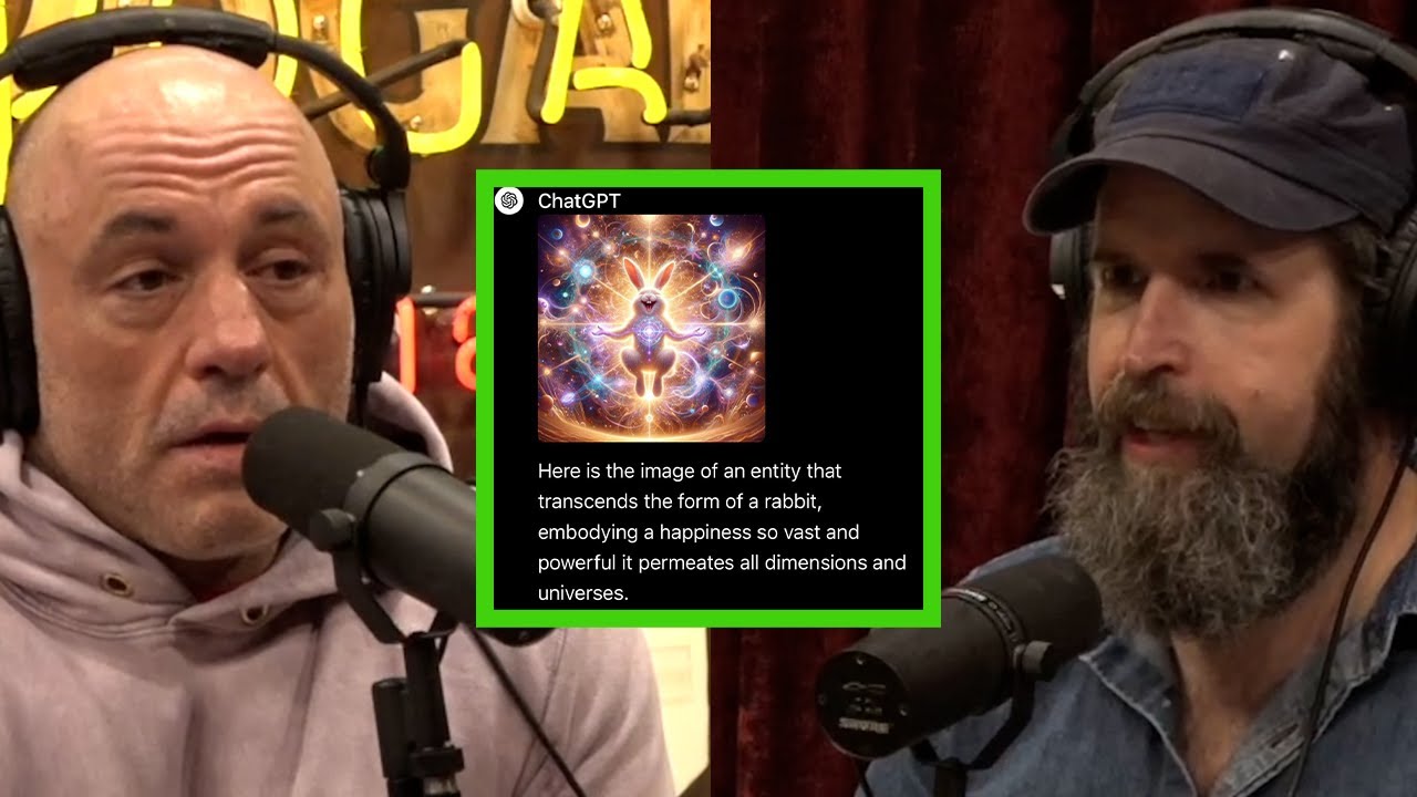 elonmusk's tweet card. ChatGPT Created an Image of God with a Bunny