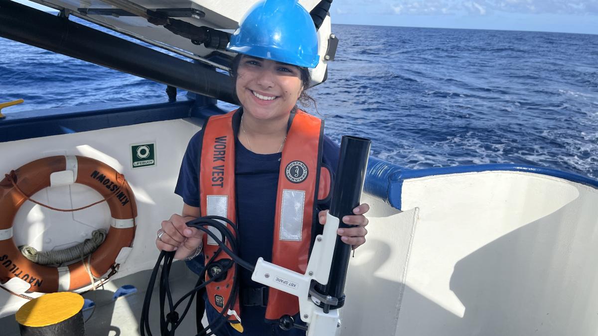 EVNautilus's tweet card. OET proudly welcomes Lexie DelViscio to the Corps of Exploration as part of the Science & Engineering Internship Program. This internship program supports community college, undergraduate, and...