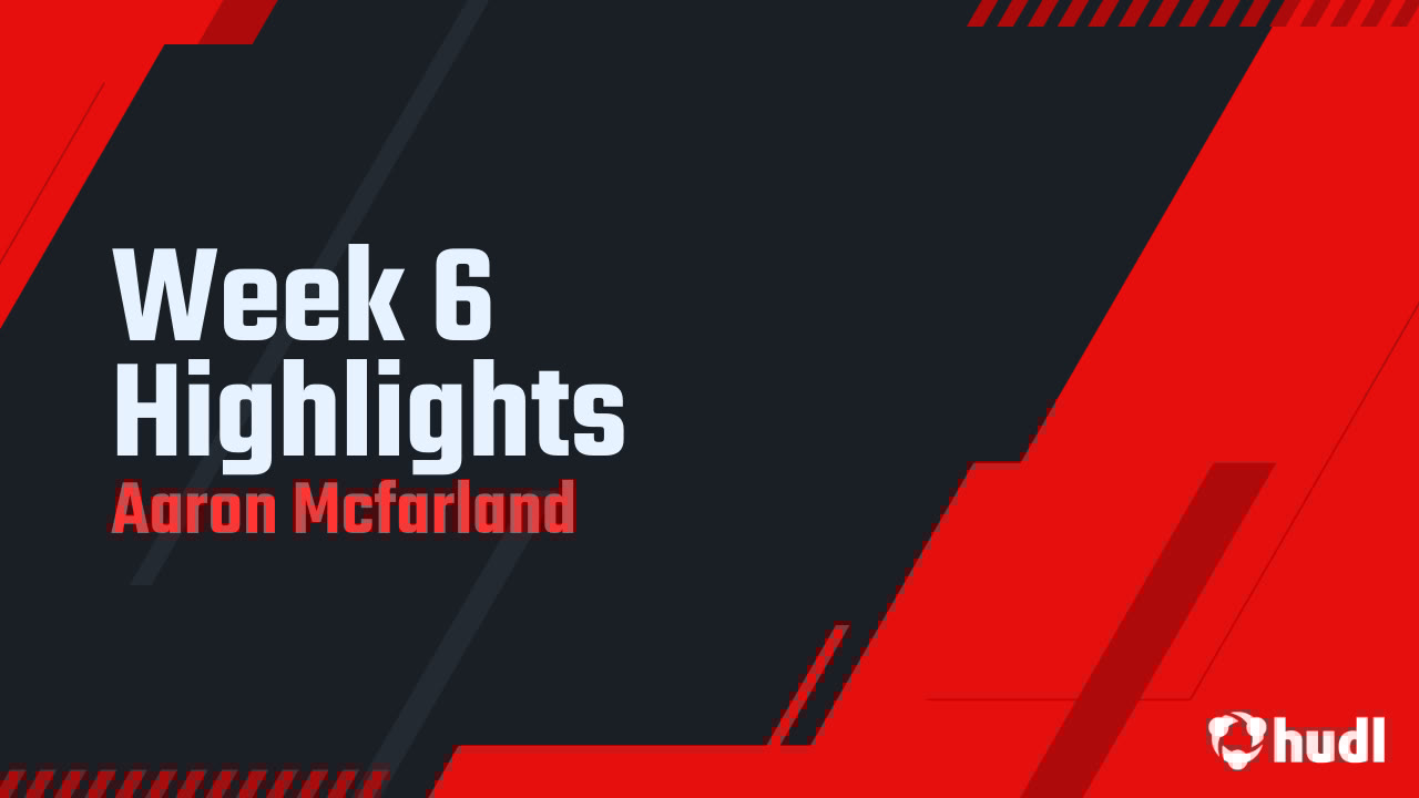 Chosen_Aaron's tweet card. Week 6 Highlights