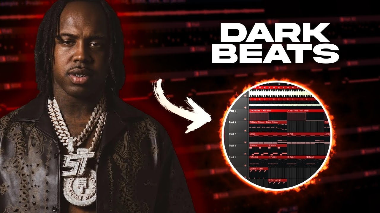 beatsby23_'s tweet card. How To EASILY Make DARK BEATS For EST Gee | FL Studio Tutorial