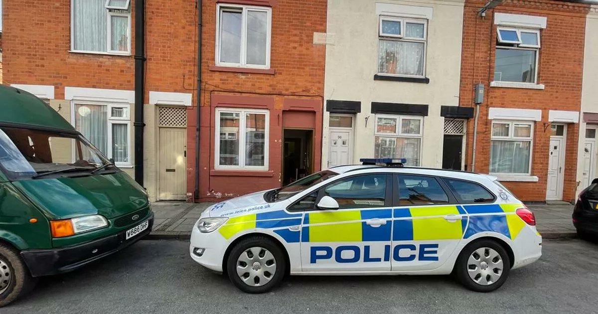 leicslive's tweet card. Electricity wires left snaking across the floor to a bank of high powered computers