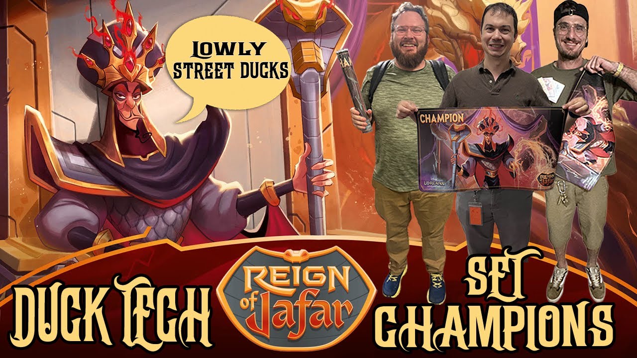 TSD_Lorcana's tweet card. Duck Tech 2: Set 8 Champions Review