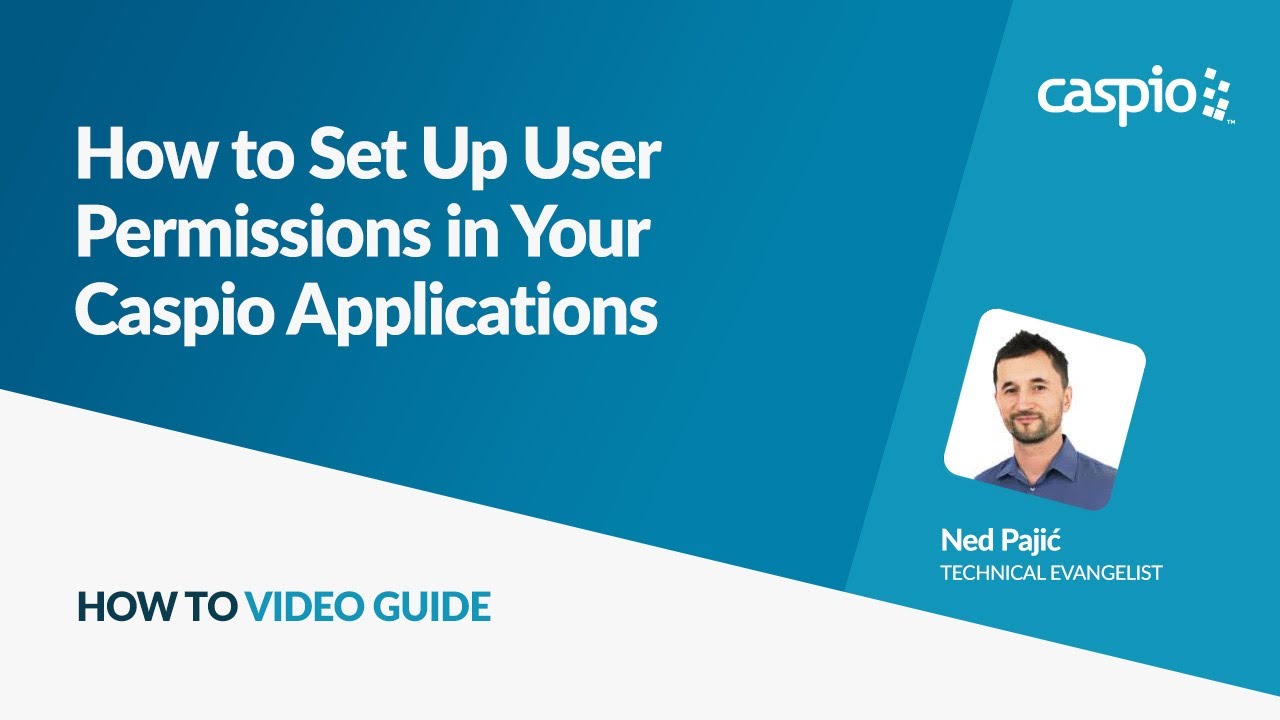 finalcutweb's tweet card. Setting Up User Permissions in Your Caspio Applications
