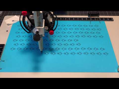 plottervision's tweet card. Inktober - Fish on the Axidraw V3/A3 Pen Plotter