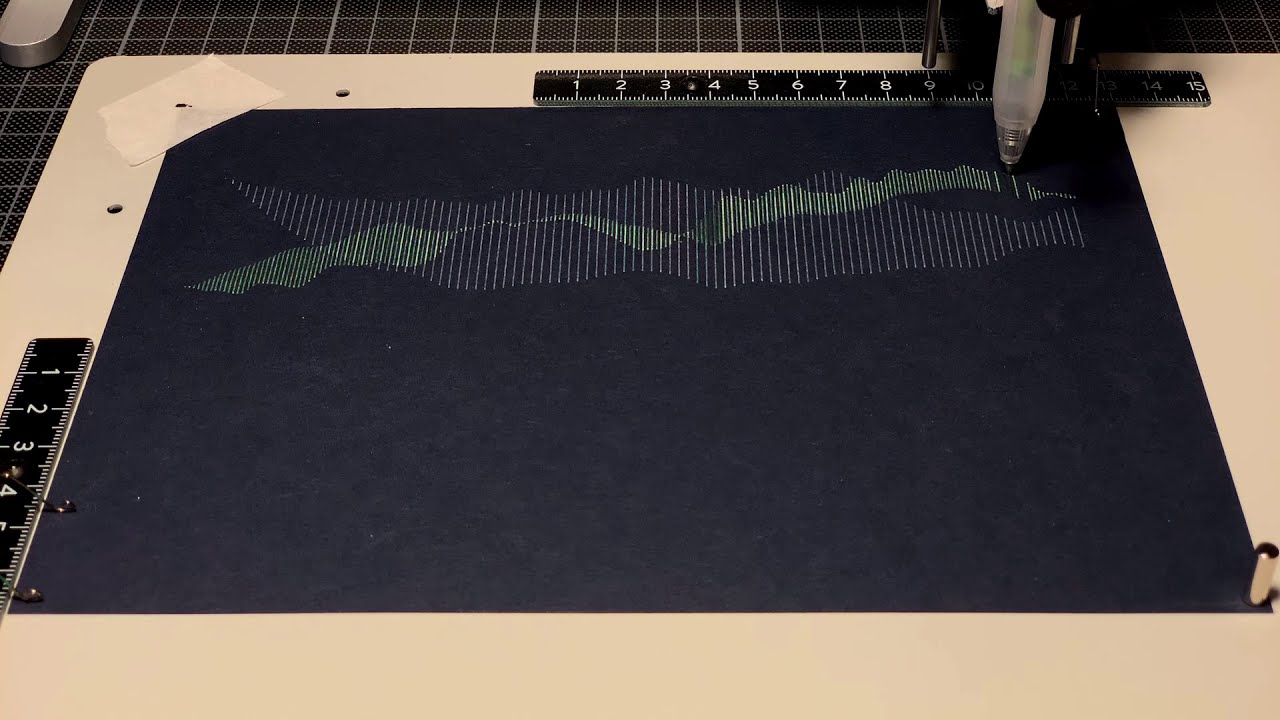 plottervision's tweet card. Inktober - Hope on the Axidraw V3/A3 Pen Plotter