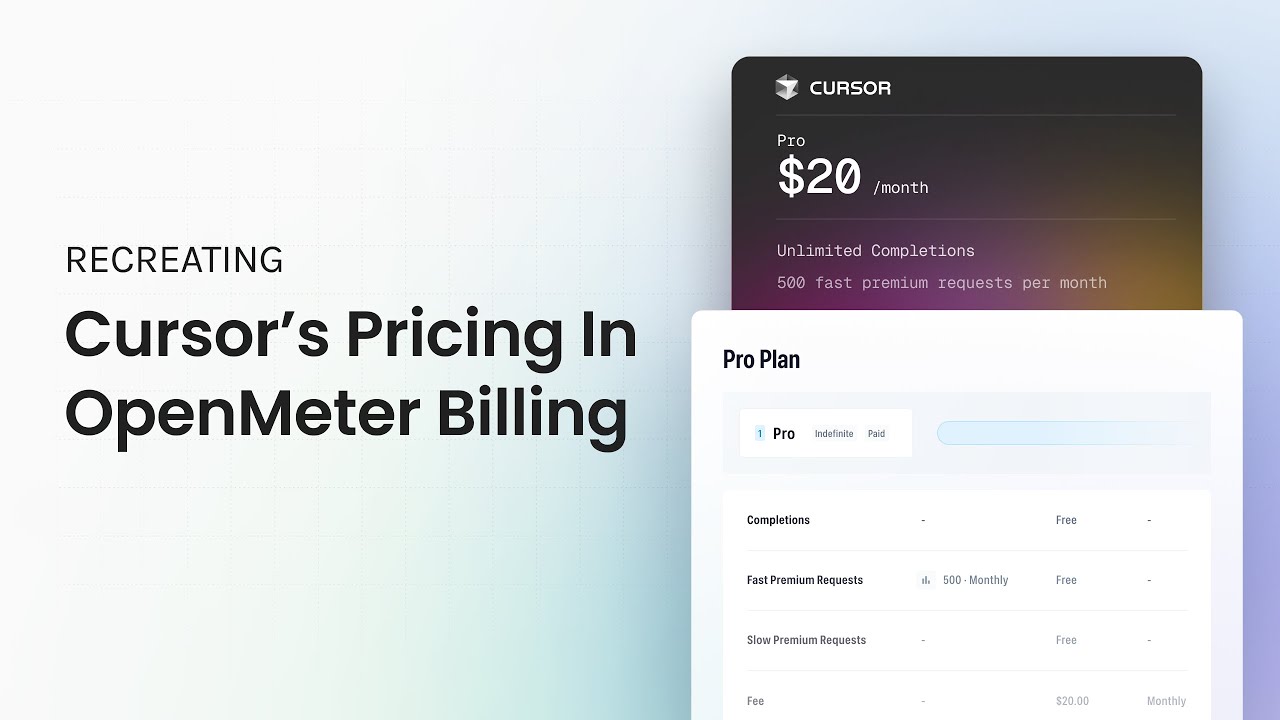 slashdotpeter's tweet card. Recreating Cursor's Pricing in OpenMeter Billing