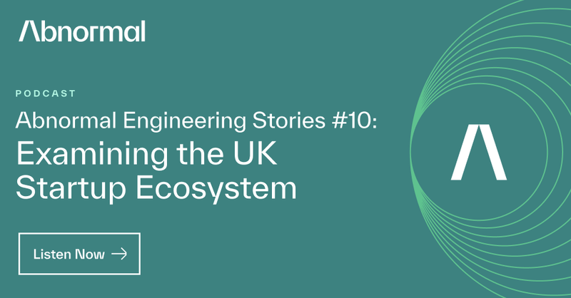Abnormal_AI_Inc's tweet card. In episode 10 of Abnormal Engineering Stories, David Hagar, Director of Engineering and Abnormal Head of UK Engineering, sits down with Zehan Wang,…