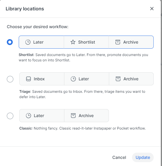 CTNET12's tweet card. Due to its flexibility, Readwise Reader can be a bit difficult to pick up for a new user. How do you manage it?