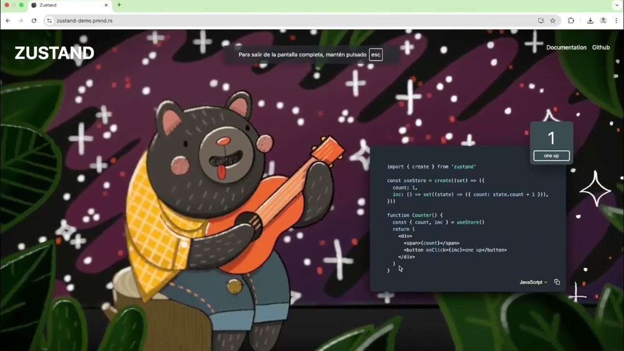 braulio_sl's tweet card. Zustand desde Cero #1 - Alternativa sencilla a Redux y Context +...