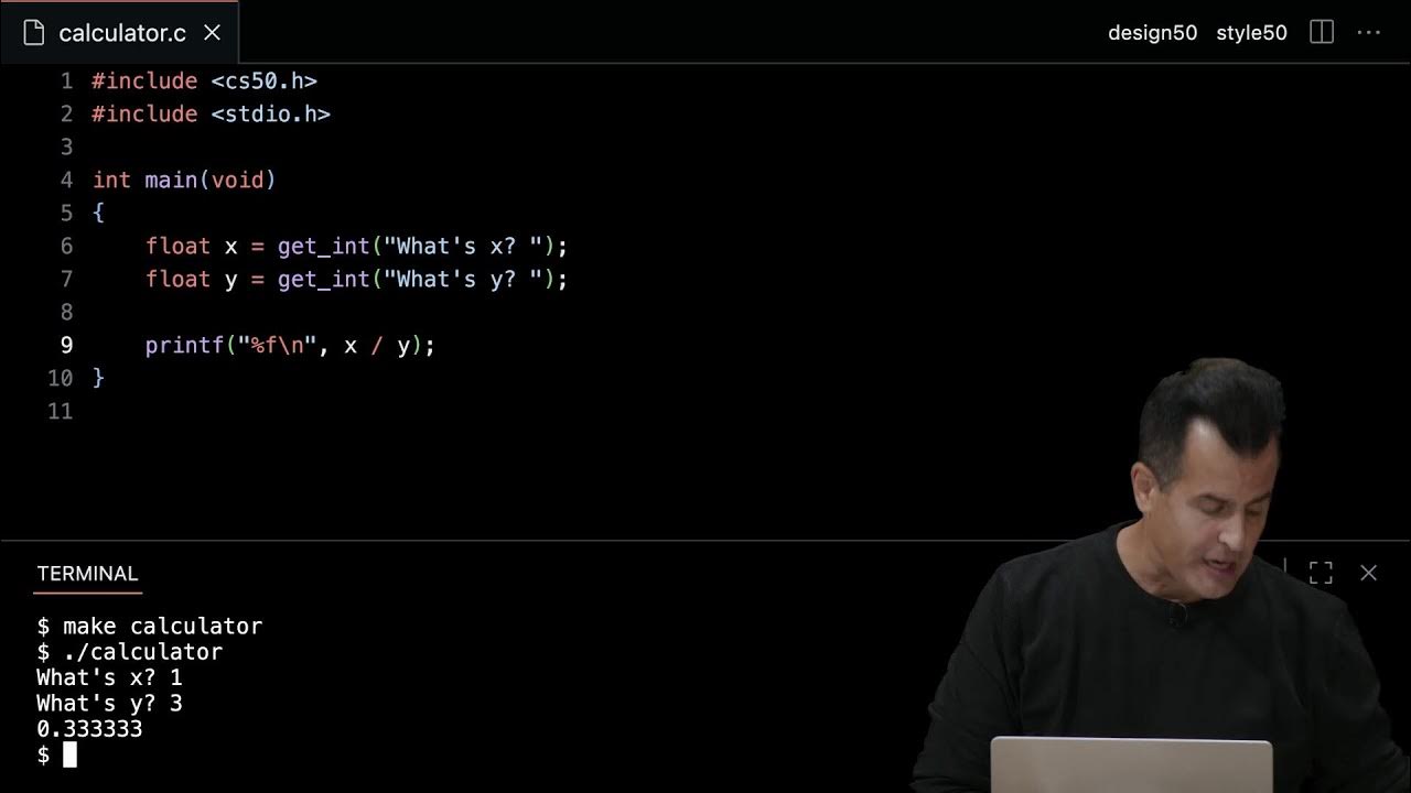 cs50's tweet card. CS50 Fall 2025 - Lecture 1 - C (live, unedited)