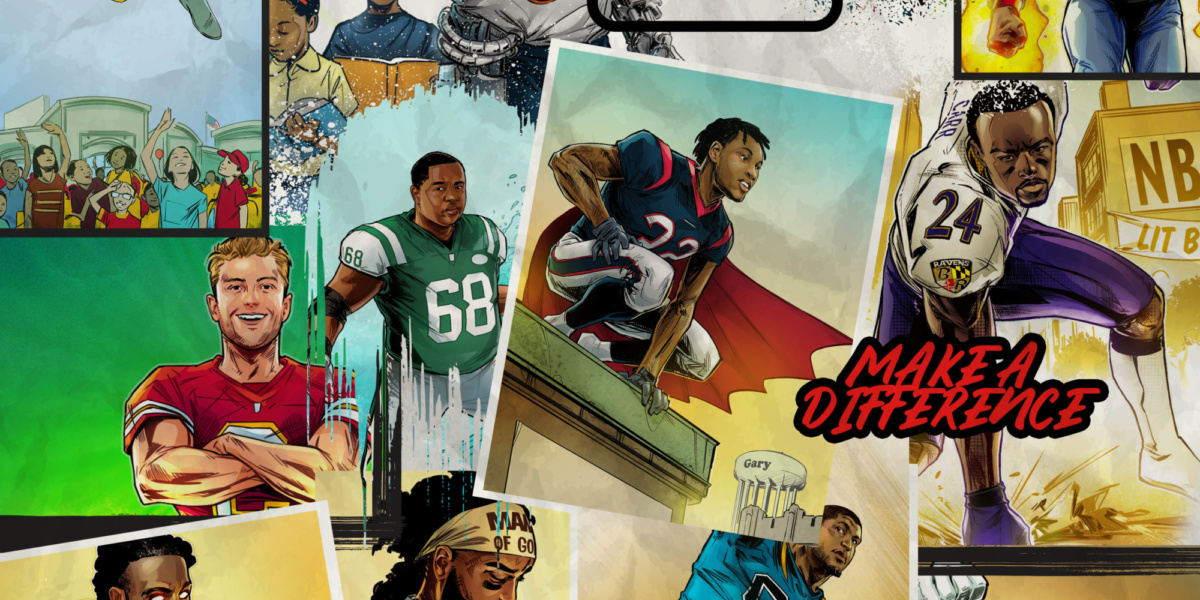 AdamSchefter's tweet card. Recognizing one player each week of the season who has demonstrated a commitment to making a positive impact in his community.