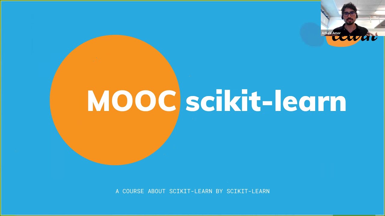ArturoAmorQ's tweet card. "MOOC Machine learning in python with scikit-learn" by David Arturo...