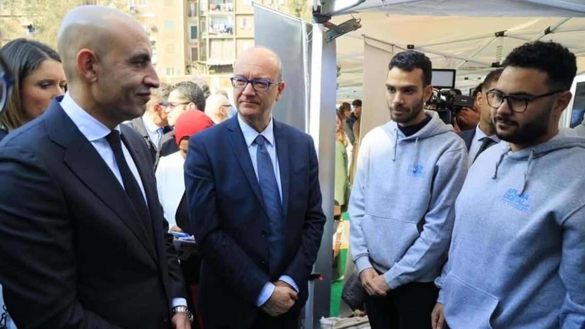 ApuliaDigitalM's tweet card. L’ITS Academy Apulia Digital accoglie a Foggia i primi studenti egiziani grazie al Piano Mattei, rafforzando la cooperazione educativa Italia-Egitto.