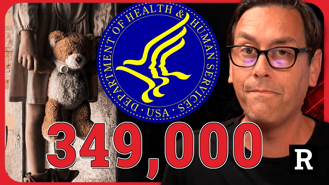 electronsFlow's tweet card. "Where are the 349,000 missing children?" RFK Jr. says HHS was...