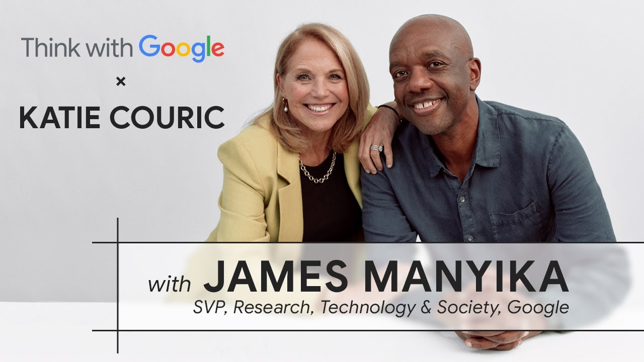 nadeemansary's tweet card. The future of AI with Katie Couric and James Manyika, Google’s SVP of...