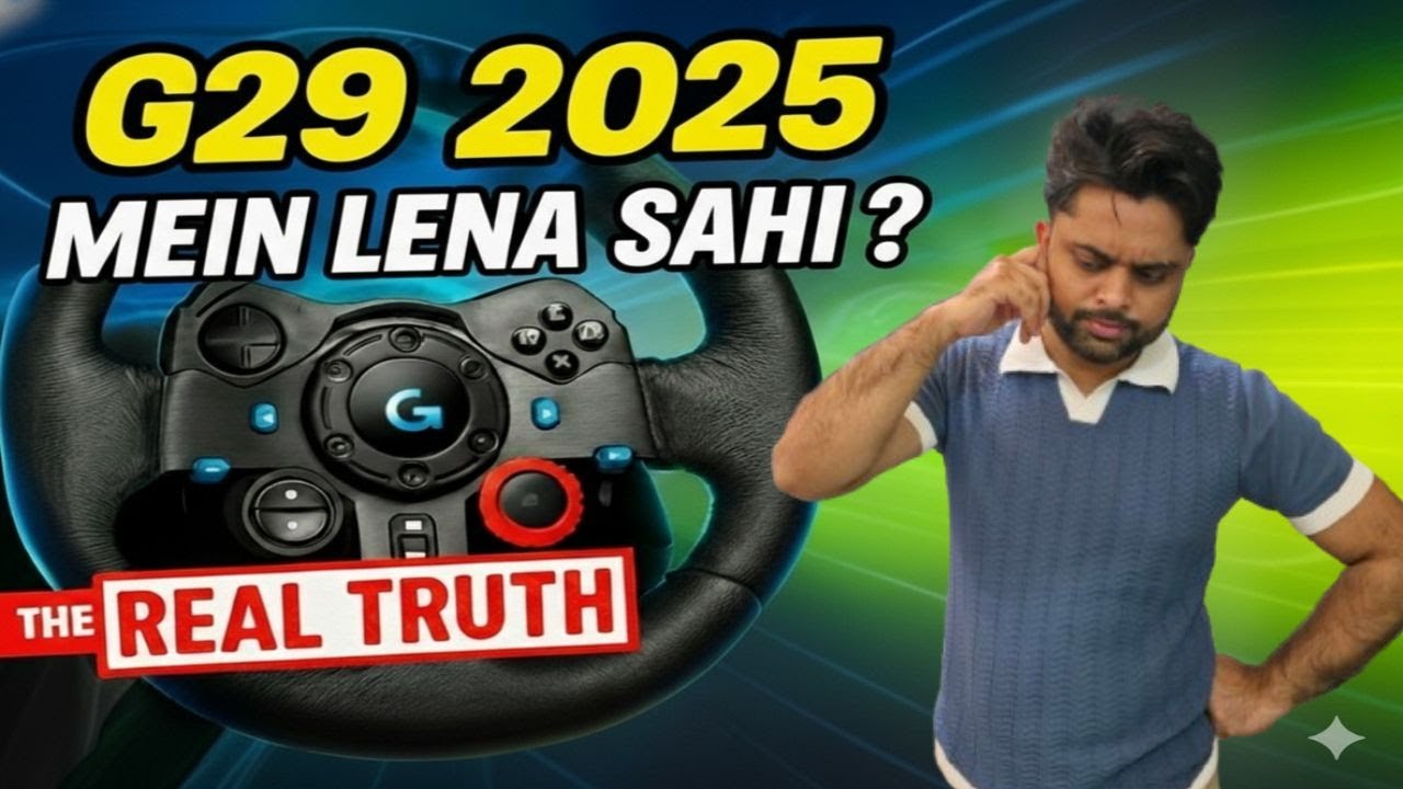 TechWeu's tweet card. Logitech G29 (2025 mein) Lena Sahi Hai? (Real Truth) |techweu.com...