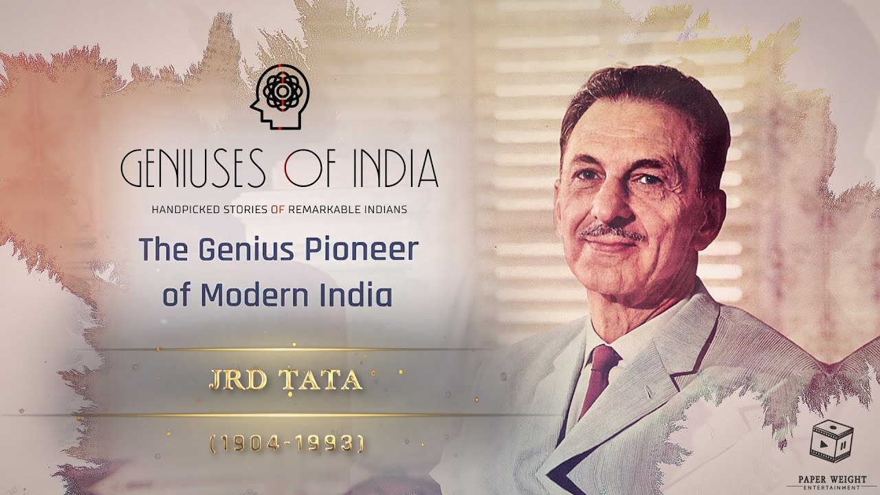 PWE_Team's tweet card. Industrial Leader of Modern India - JRD Tata | Geniuses of India S1E3