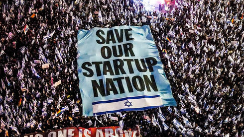 IsraelTechPR's tweet card. Over two-thirds of companies said they have taken such steps like withdrawing cash reserves, changing HQ location outside Israel, relocation of employees and conducting layoffs