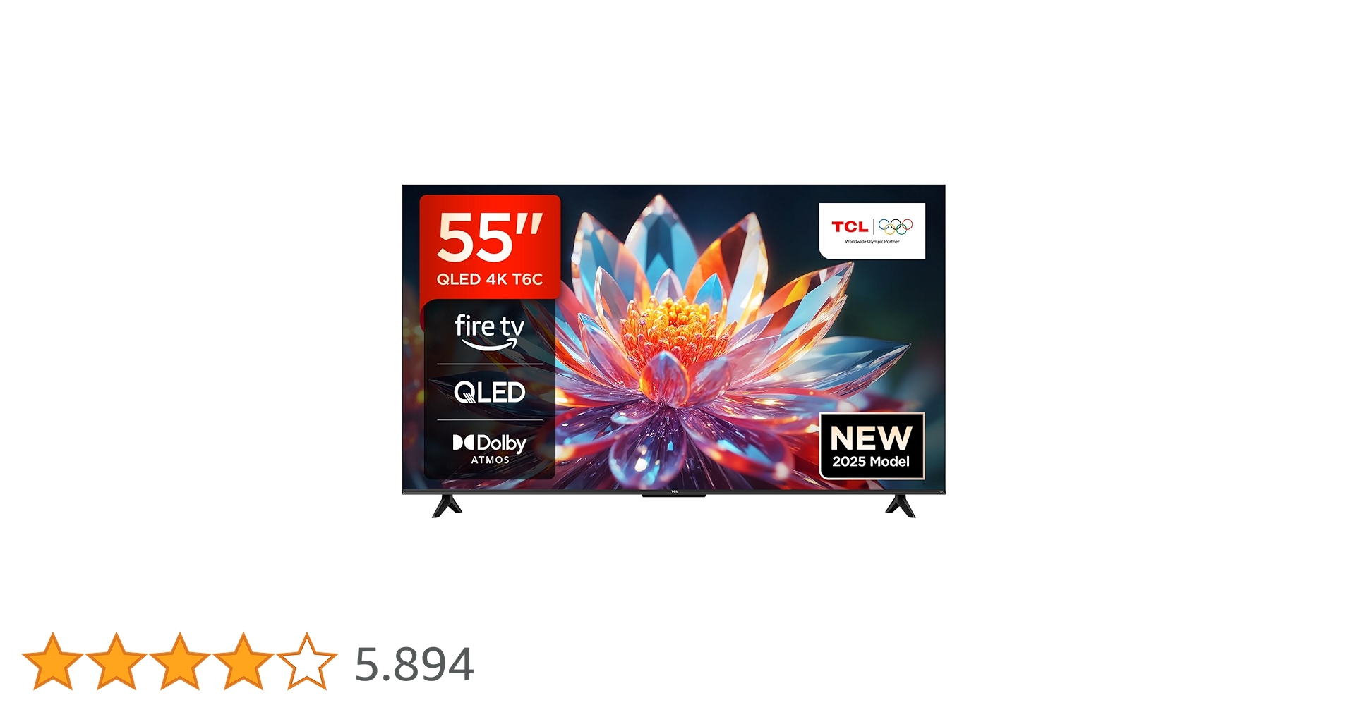 NetizenItalia's tweet card. TCL 55T6C 55” 4K QLED TV with Fire TV