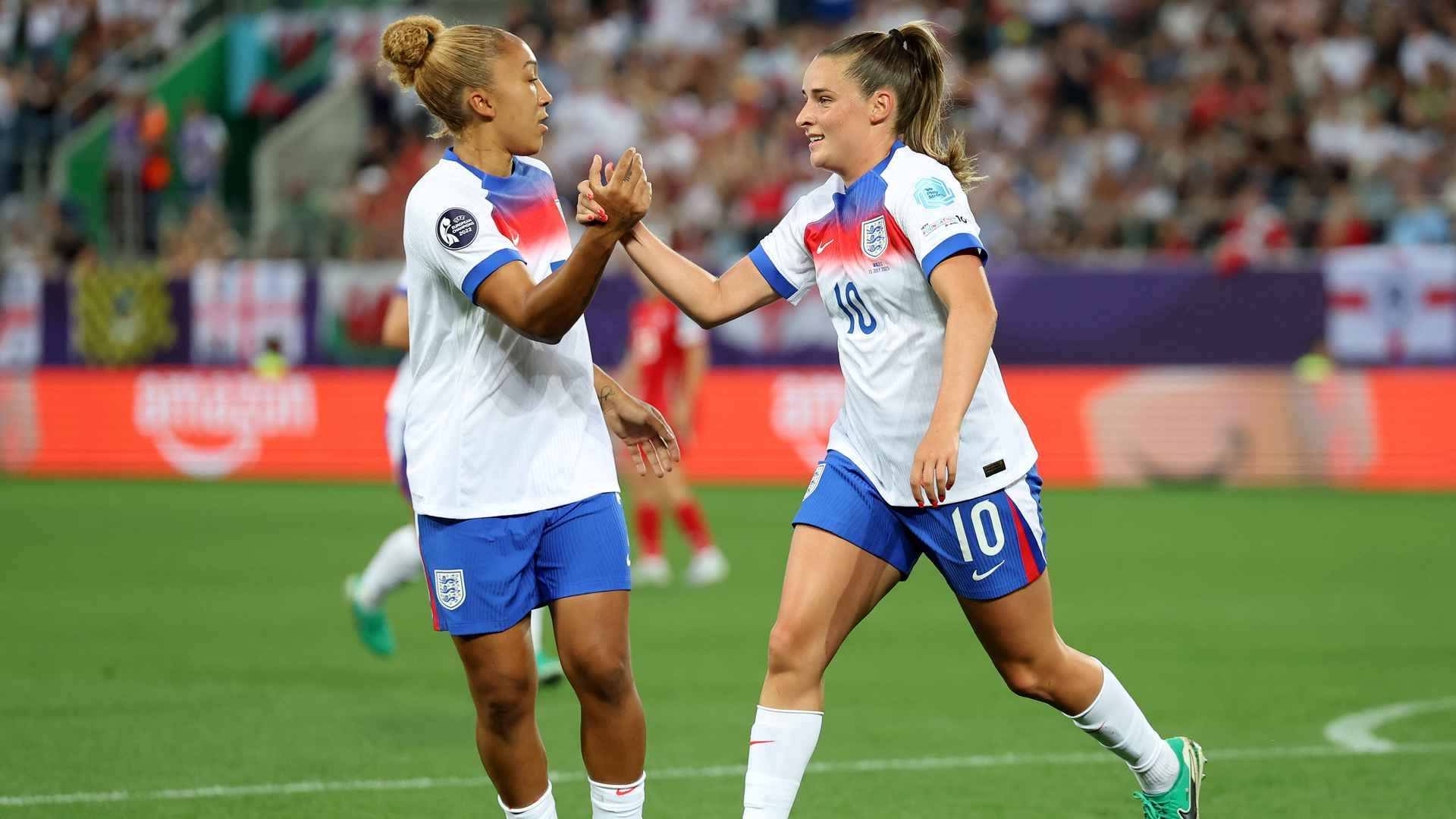 ManFc82227's tweet card. Ella notched her second goal of Euro 2025 as holders England confirmed their progression from Group D.