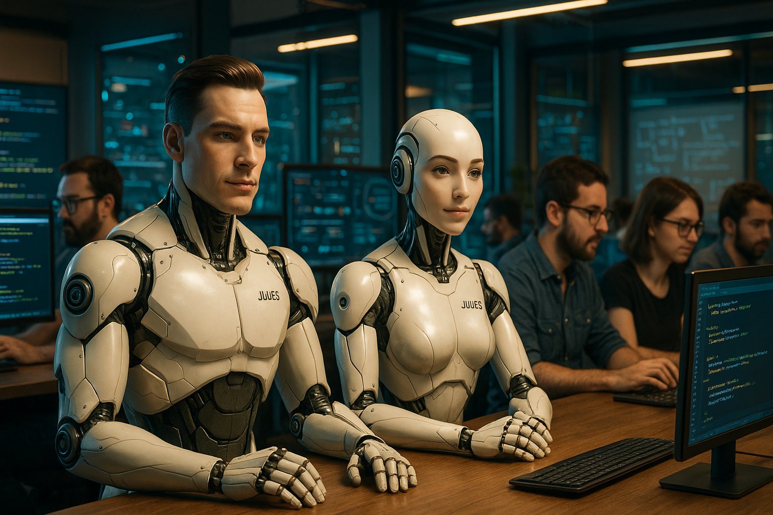 DoniaBlog's tweet card. إكتشف كيف تُحدث Jules AI من جوجل ثورة في البرمجة! دليل كامل بالميزات، طريقة العمل، والفوائد لتطوير أسرع وأذكى.