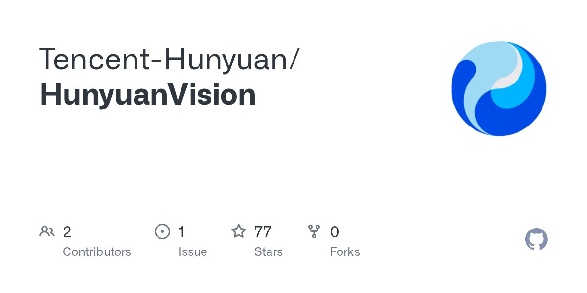 TencentHunyuan's tweet card. Contribute to Tencent-Hunyuan/HunyuanVision development by creating an account on GitHub.