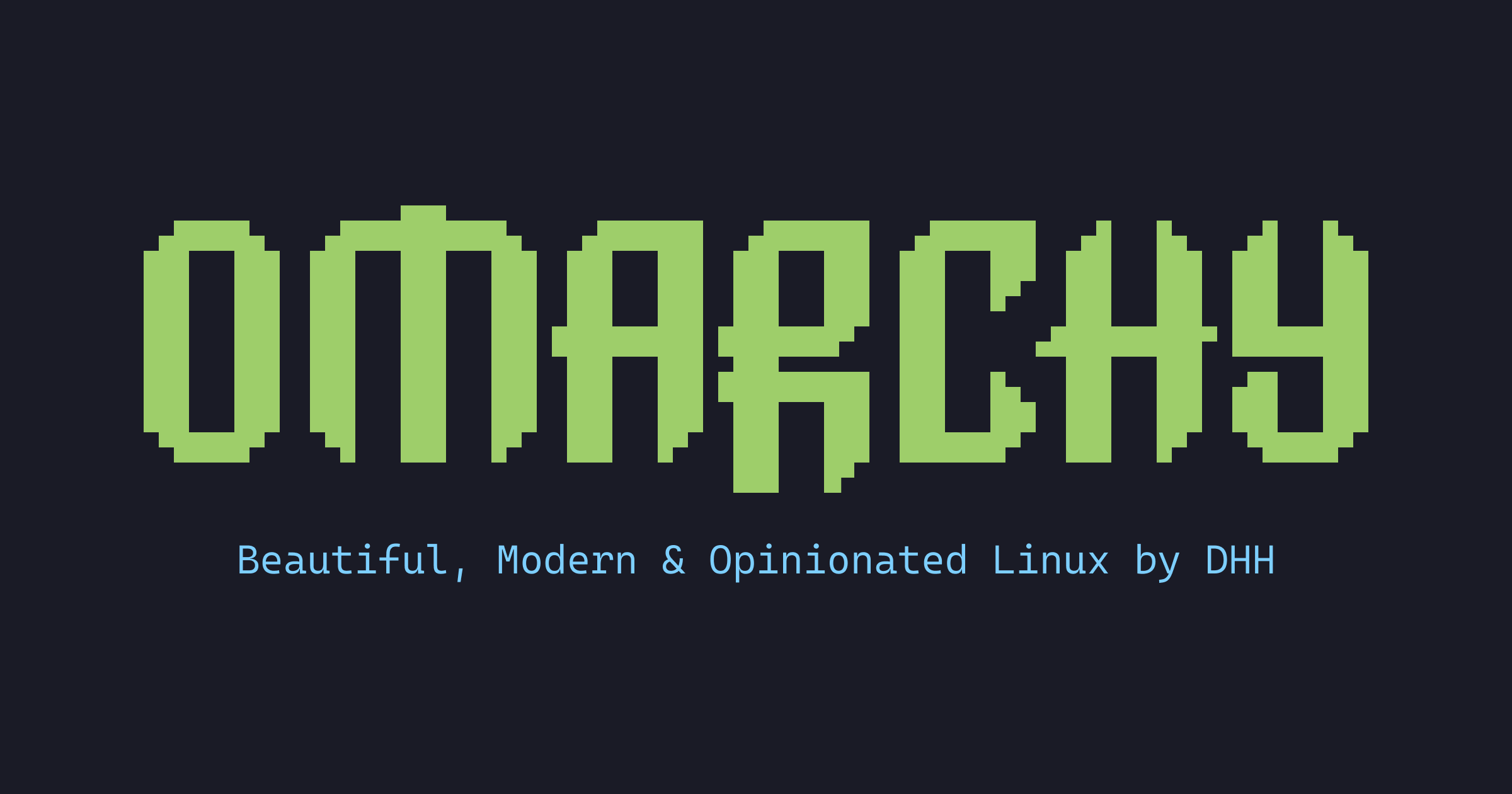 OmarchyLinux's tweet card. Beautiful, Modern & Opinionated Linux by DHH