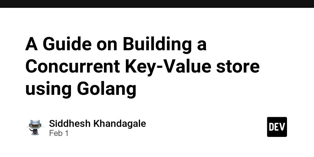 prod42net's tweet card. How to Build a Concurrent Key-Value Store in Go Siddhesh...