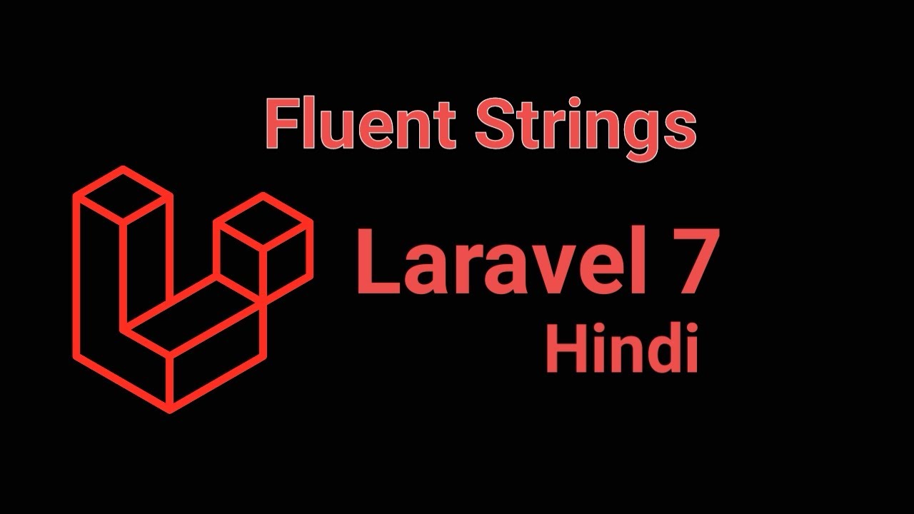 Jay_Developer's tweet card. Laravel 7 Hindi tutorial - Fluent Strings | new feature
