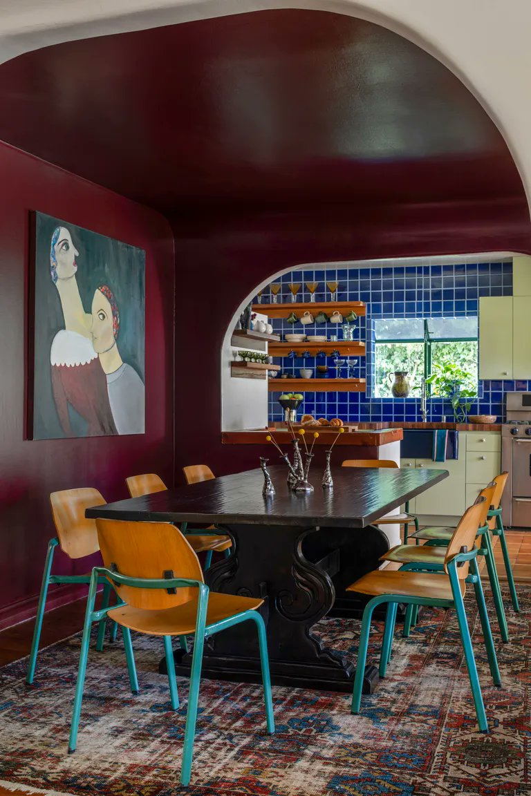 karaseke's tweet card. Bold hues, big impact—your home’s ready. Are you? #decorideas #colorstyle