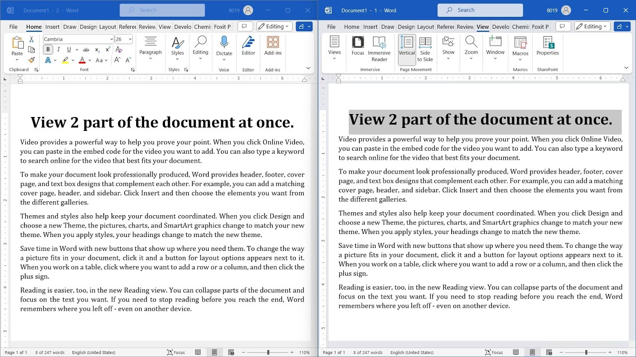 brain_pickup's tweet card. How to View Two Parts of a Document at the Same Time in Microsoft Word