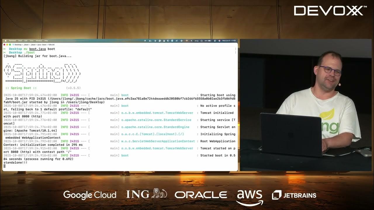 starbuxman's tweet card. Bootiful Spring Boot by Josh Long