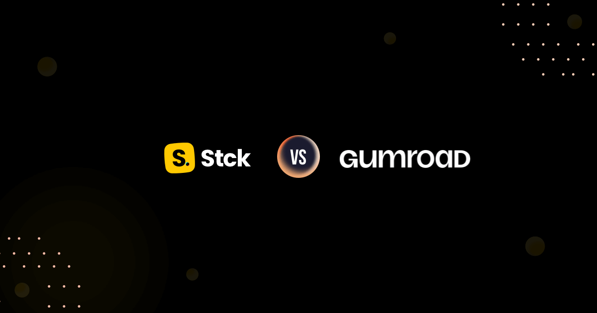 RiteshMeh's tweet card. Gumroad is a general marketplace; Stck is designed specifically for writers.