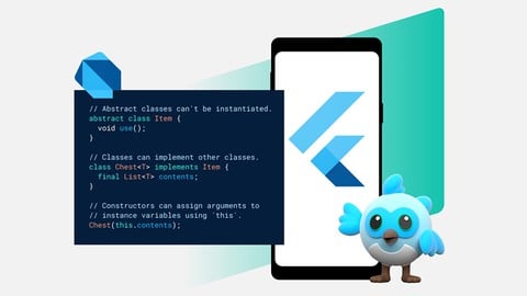 ewertonrfd's tweet card. Curso completo de Flutter e Dart - Aprenda desde o básico até aplicativos práticos para Android, iOS, Windows e Mac