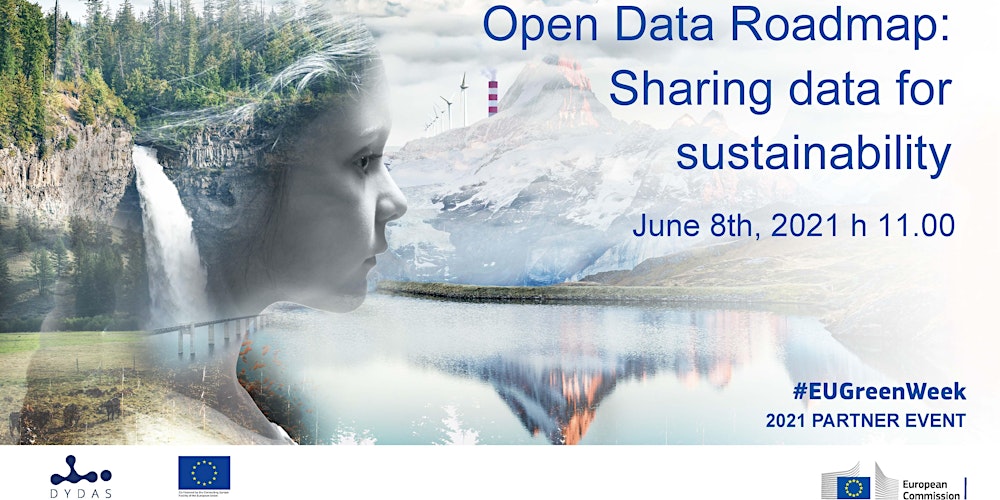 DYDASEU's tweet card. DYDAS Open Data Roadmap: Sharing and re-using of public and private data for sustainability