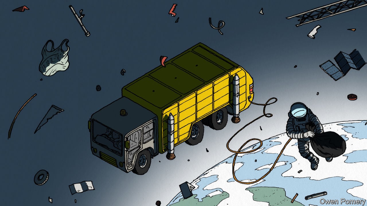 scottrust's tweet card. Plans to clean up orbits around Earth are being hatched