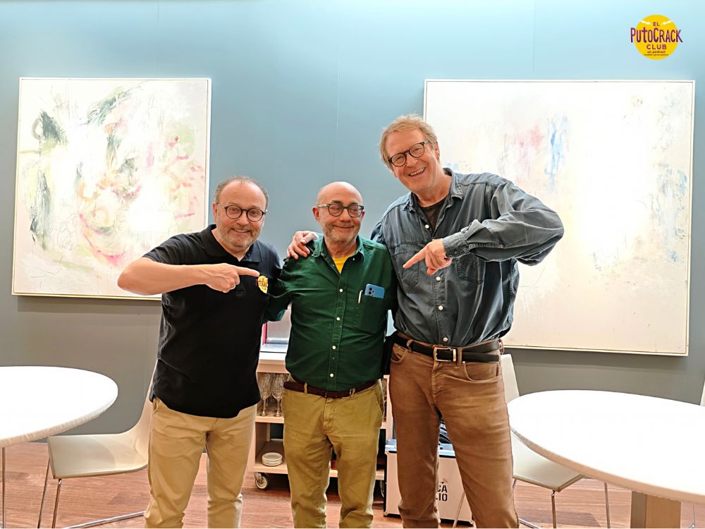 ElPutoCrackClub's tweet card. El PutoCrack Club #73 Emili Piera, sin dar un balón por perdido, con Bernd H Knöller y Paco Cremades + La Fábrica de Audio desde el RiFF