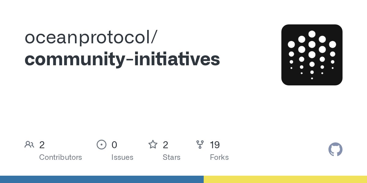 insomnialts's tweet card. Contribute to oceanprotocol/community-initiatives development by creating an account on GitHub.