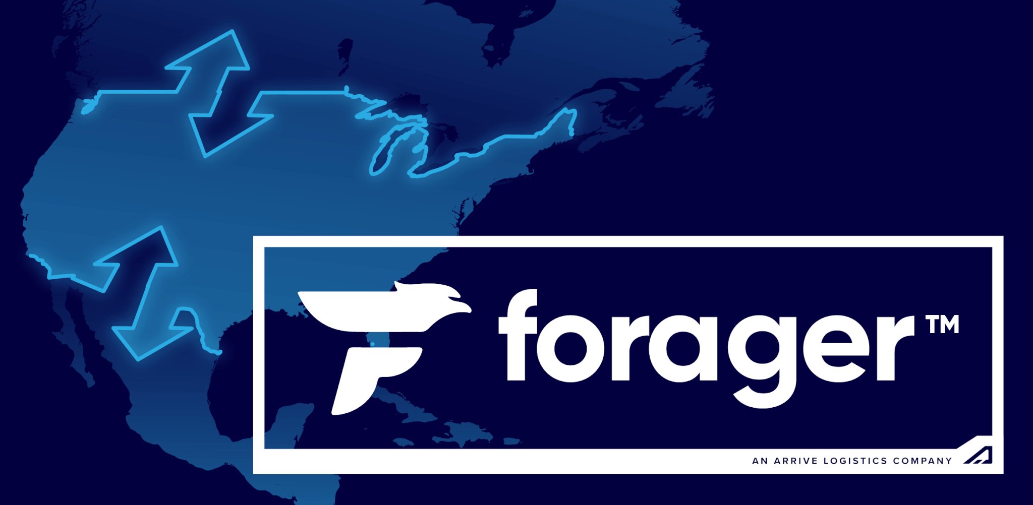 ForagerSCS's tweet card. Acquisition Enables Arrive to Offer Cross-Border Platform and Services in Canada and Mexico.