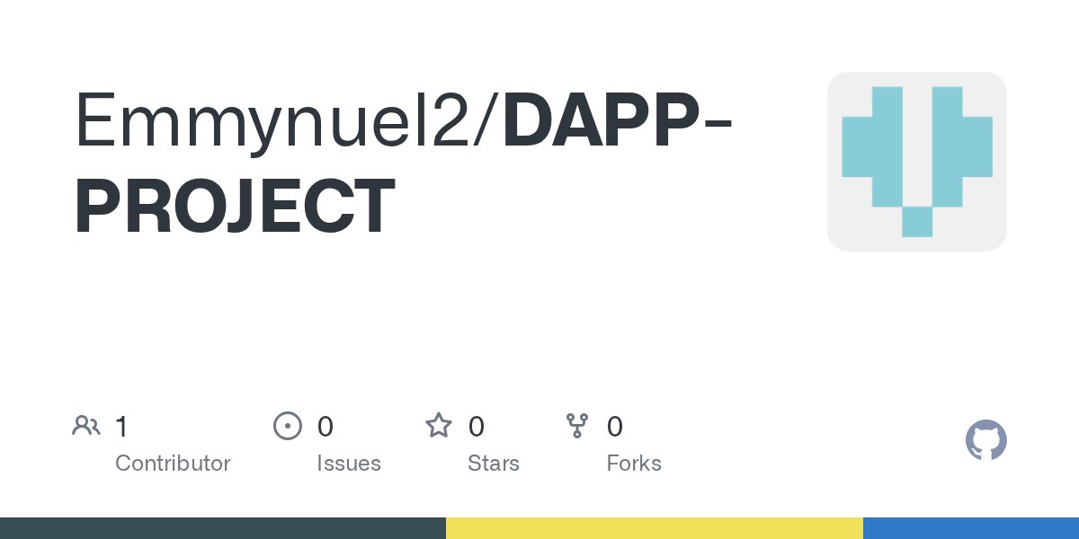 nuelsprite's tweet card. Contribute to Emmynuel2/DAPP-PROJECT development by creating an account on GitHub.